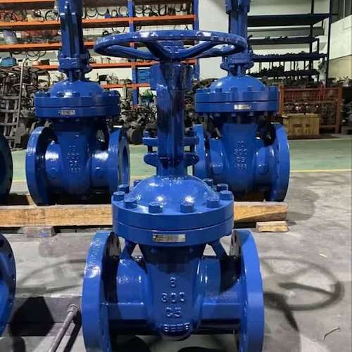 شیر فلکه کشویی 6 اینچ فولادی کلاس 300